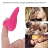 Ring Güçlü Titreşimli Parmağa Takılabilir Klitoris Uyarıcı Mini Parmak Vibratör