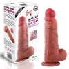Roger - Ultra Yumuşak Dokulu Realistik Dildo Çift Katmanlı Silikon Gerçekçi Yapay Penis 22 CM