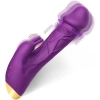 Şarjlı Çift Titreşim Motorlu Klitoris ve G Spot Uyarıcı Dildo Rabbit Vibratör