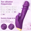 Şarjlı Çift Titreşim Motorlu Klitoris ve G Spot Uyarıcı Dildo Rabbit Vibratör