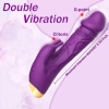 Şarjlı Çift Titreşim Motorlu Klitoris ve G Spot Uyarıcı Dildo Rabbit Vibratör