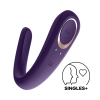 Satisfyer Double Classic G Nokta ve Klitoris Uyarıcı 2 in 1 Çiftlere Özel Vibratör