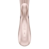 Satisfyer Hot Lover Şarjlı Telefon Kontrollü Isıtmalı G Nokta ve Klitoris Uyarıcı 2 in 1 Rabbit Vibratör