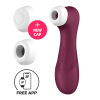 Satisfyer Pro 2 Generation 3 Sıvı Hava Teknolojili Telefon Kontrollü Meme Ucu ve Klitoris Emiş Vibratörü