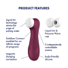 Satisfyer Pro 2 Generation 3 Sıvı Hava Teknolojili Telefon Kontrollü Meme Ucu ve Klitoris Emiş Vibratörü
