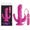 Sculp 17Cm Mor Çatal Vibratör  Pembe