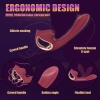 SELENE Air-Pulse Emiş Güçlü Klitoris ve Kıkırdaklı G Nokta Uyarıcı Vibratör