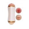  Sexual Stroker Gerçekçi Et Dokusunda Vajinal Ve Oral Mastürbatör 22 Cm