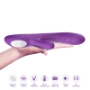 SPARK Isıtmalı Klitoris ve G Spot Uyarıcı 2 in 1 Rabbit Vibratör - Mor