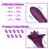 TARA Manyetik Şarjlı Çift Motorlu G-Spot ve Klitoris Uyarıcı Hareketli Dil Vibratör