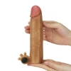 Ultra Gerçekci Klitoris Uyarıcılı Penis Kılıfı - Revolutionary Silicone Nature Extender