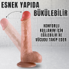 UNIQUE Realistik Dokuda Damarlı Dildo Vantuzlu Gerçekçi Yapay Penis 20 CM