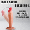 UNIQUE Realistik Dokuda Dildo Vantuzlu Gerçekçi Yapay Penis 17 CM