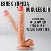 UNIQUE XL Realistik Dokuda Damarlı Dildo Vantuzlu Büyük Boy Gerçekçi Yapay Penis 27 CM