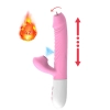 V30 - Şarjlı Akıllı Isıtmalı İleri Geri ve Dil Hareketli G-Spot ve Klitoris Emiş Uyarıcı 2 in 1 Rabbit Vibratör