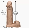 VacULock™ Set 20Cm Ultraskyn™ Ultra Harness 2 Belden Bağlamalı Realistik Penis