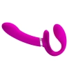 VALERIE Giyilebilir Klitoris Uyarıcı Strapless Strap-On 2 in 1 Couple Vibratör Dildo