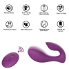 VERA Kablosuz Kumandalı Klitoris ve G Spot Uyarıcı Isıtmalı Giyilebilir Vibratör - Mor