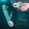 Wave Şarjlı Tutma Halkalı Güçlü Titreşimli G Nokta ve Klitoris Uyarıcı 2 in 1 Rabbit Vibratör