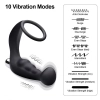 Yeain 10 Fonksiyonlu Halkalı Anal Ve Prostat Uyarıcı Vibratör