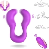 Yeain Uzaktan Kumandalı Strapless Çift Titreşimli Kıskaç Şeklinde Çatal G Spot Vibratör