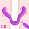 Yeain Uzaktan Kumandalı Strapless Çift Titreşimli Kıskaç Şeklinde Çatal G Spot Vibratör